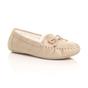 Beige Boat Shoes Moccasins Slippers, Image 1 of 5