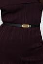 Multi WOVCOR Multi Double Pack Rectangular Buckle Women's Belt, Image 2 of 3