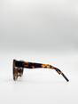 Brown Tortoiseshell Oversized Cat Eye Sunglasses, Image 6 of 7