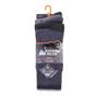 Black 3 Pack Lightweight Cotton Hiking Socks, Image 5 of 5