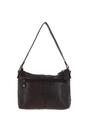 Dark Brown Ashwood Leather Dark Brown 'Incanto Infinito' Vintage Woven Leather Shoulder Bag, Image 3 of 3