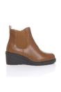 Camel AJVANI Camel High Wedge Heel Ankle Chelsea Boots, Image 5 of 6
