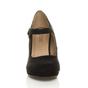 Black AJVANI Black High Heel Mary Jane Court Shoes, Image 6 of 6