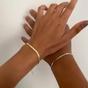 Silver Italian Sterling Silver Herringbone Bracelet, Image 2 of 3