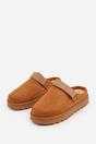 Tan 'Aurelia' Slip On Adjustable Strap Mini Boots, Image 3 of 4