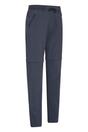 Navy Mountain Warehouse Navy Explorer ZipOff Hiking Trousers, Image 3 of 7