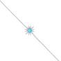 Silver Blue Opal Sun Sterling Silver Bracelet, Image 1 of 4