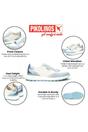 Blue Womens Casual Sneaker Trainers W1M6625C3, Image 3 of 8