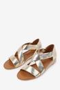 Gold Hummingbird' Low Wedge Shoes, Image 3 of 5