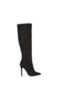 Black 'Nora' Pointed Toe Zip Up Knee High Stiletto Heel Long Boots, Image 1 of 5