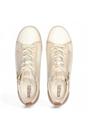 White Womens Laces Zipper Trainers -W3W-6979C1, Image 5 of 8
