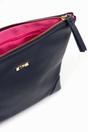 Navy Etre Navy Faux Leather Medium Wash Bag, Image 2 of 2