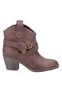 Brown Satire Ankle Boots, Image 3 of 4