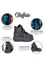 Black Womens High Ankle Boots-1348-14 2.0, Image 3 of 6