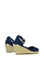Navy 'Forest' Closed Toe Espadrille Wedge Heel Sandals, Image 5 of 5
