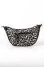 Cream Leopard Half Moon Crossbody Bag, Image 2 of 2
