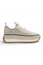 Gold Tamaris Gold Tamaris Beige Platform Lace Sneakers, Image 1 of 8