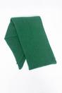 Green Plain Heavyweight Asymmetric Winter Scarf, Image 2 of 4