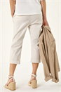 Natural  Stripe Rolled Cuff Trouser , Image 3 of 5