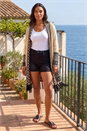 Ivory  Nordic Pattern Fringe Detail Cardigan, Image 2 of 4