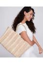 Beige Pia Rossini Beige Dolores - Straw Beach Basket, Image 1 of 2