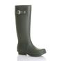 Khaki AJVANI Khaki Waterproof Wellington Boots Wellies, Image 1 of 6