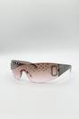 Pink Racer Diamante Sunglasses, Image 4 of 5
