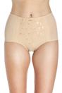 Beige Camille Lingerie Beige 2 Pack Lace Control Briefs, Image 1 of 4