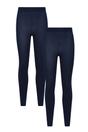 Navy Brushed Isotherm Thermal Leggings 2 Pack, Image 1 of 5