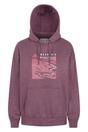 Burgundy Winding Trek Relaxed Fit Hoodie, Image 1 of 3