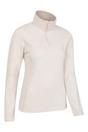 Beige Idris Half Zip Fleece Top, Image 3 of 4