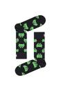 Green 1 Pack & Cotton Black Frog Design Socks, Image 2 of 3
