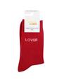 Red Lover Combed Cotton Glitter Socks, Image 4 of 4