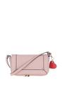 Light Pink 'Blossom' Flap Over Real Leather Shoulder Bag, Image 1 of 4