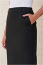 Black A-Line Stretch Skirt, Image 4 of 4