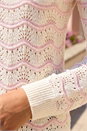 Light Pink Stripe Wave Knit Jumper, Image 4 of 4