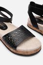 Black Where's That From Black Banyan Double Strap Flatform Sandal, Image 5 of 6