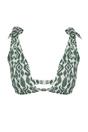 Multi Patterned Knotted Triangle Bikini Top, Image 2 of 5