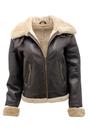 Brown B3 Sheepskin Leather Flying Jacket-Kaysi, Image 3 of 6