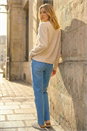 Natural  Delicate Rose Knit Jumper , Image 3 of 4