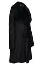 Black Toscana Sheep Suede Leather Trench Coat, Image 4 of 8
