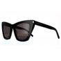 Black Cat Eye Black Grey SL 214 KATE Sunglasses, Image 2 of 6