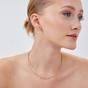 Gold Spero Gold Star Sterling Silver Eardrop Hoop Earring, Image 5 of 5