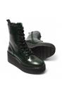 Dark Green Womens Soft Platform Ankle Boots-HAIT273, Image 5 of 5