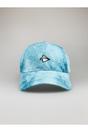 Blue Cappy Paper Airplane Embroidery Tie Dye Cap, Image 1 of 5