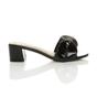  Mid Block Heel Diamante Bow Mules Sandals, Image 2 of 8