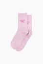 Light Pink Good Girl Combed Cotton Glitter Socks, Image 4 of 4