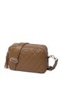 Brown Quilted Cross Body Camera Bag, Image 1 of 2
