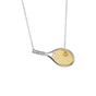Silver Sterling Silver Tennis Racket Necklace, Image 1 of 1