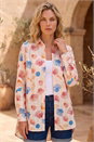 PINK Shell Print Textured Shirt, Image 1 of 4